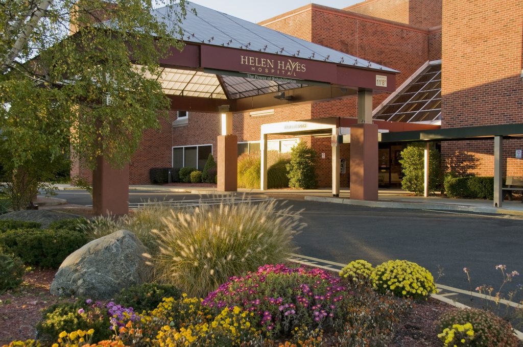 Front entrance of Helen Hayes Hospital