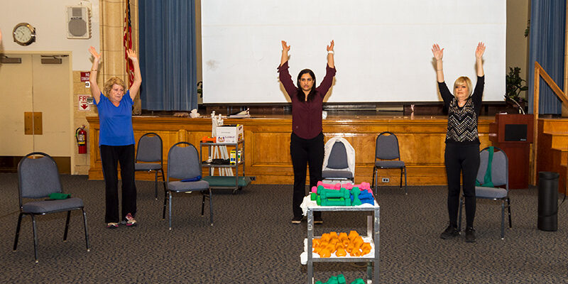 Outpatients participating in Osteoporosis exercise class